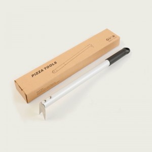 تحول بيتزا فوركس بيتزا تيرنر ألومنيوم مقبض خبز متينة سهلة تخزين&أداة النقل وأداة الخبز والفضة